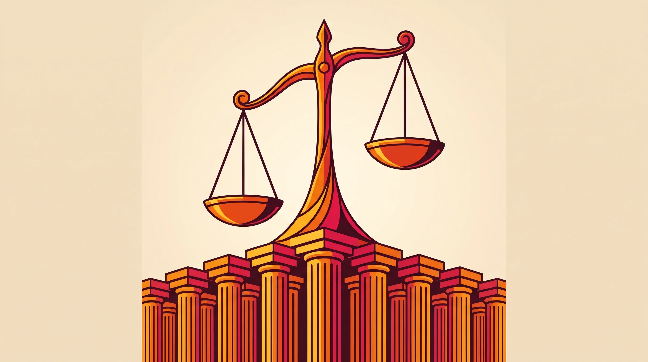 Digital illustration for article section "A crowded and regulated field" in "Wingman Law launches AI-native personal injury firm in California"