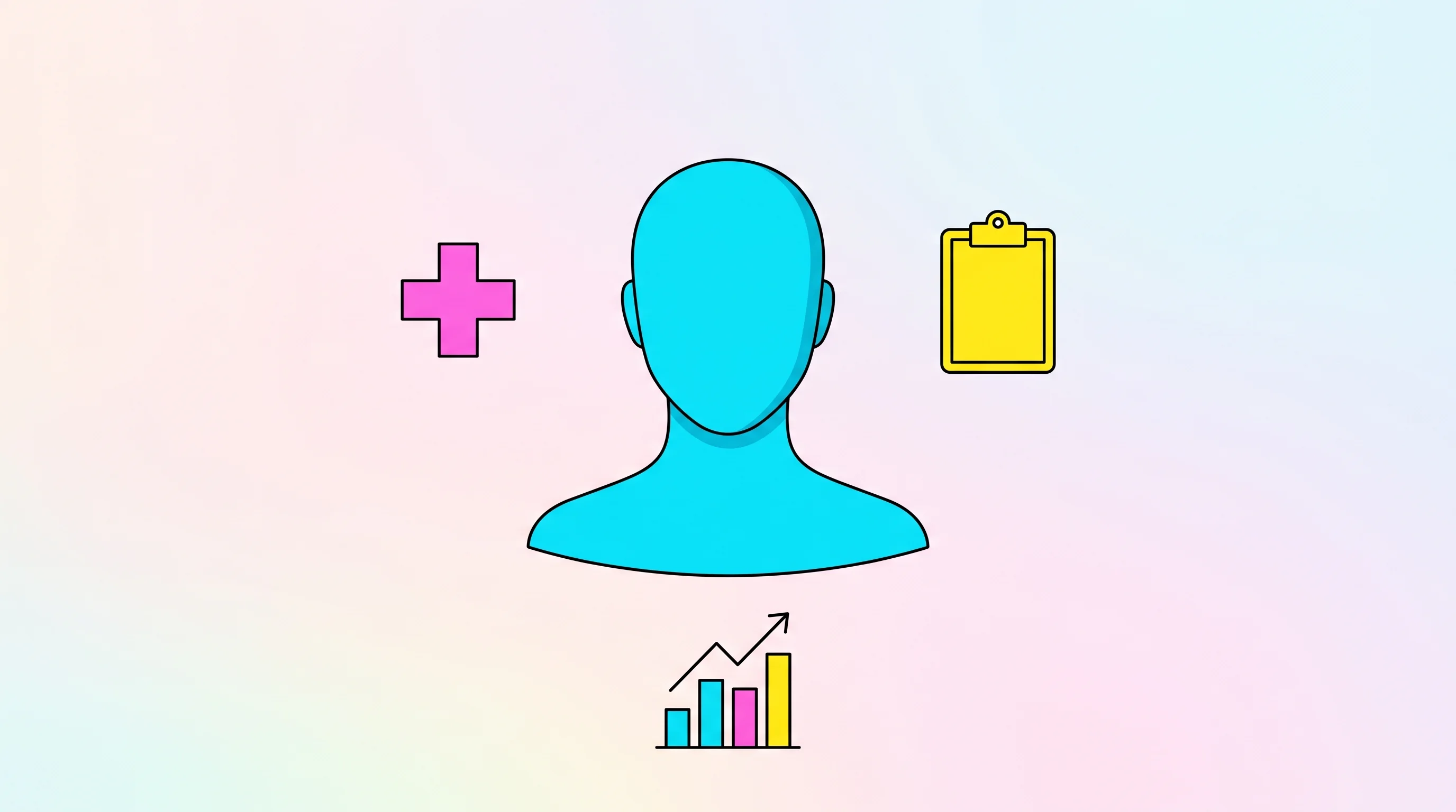 Digital illustration for article section "Target Verticals—and the Customers You Can't See" in "YC-Backed Keyframe Labs Launches Real-Time AI Avatars at $0.06/Min"